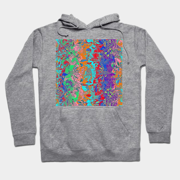 Bright tripping in the garden Hoodie by SturgesC